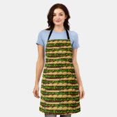 Hoagie Sandwich All-Over Print Apron Schort (Gedragen)