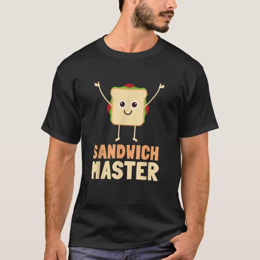 Hoagie Sub Artist en Sandwich Maker Sandwich Mast T-shirt (Voorkant)