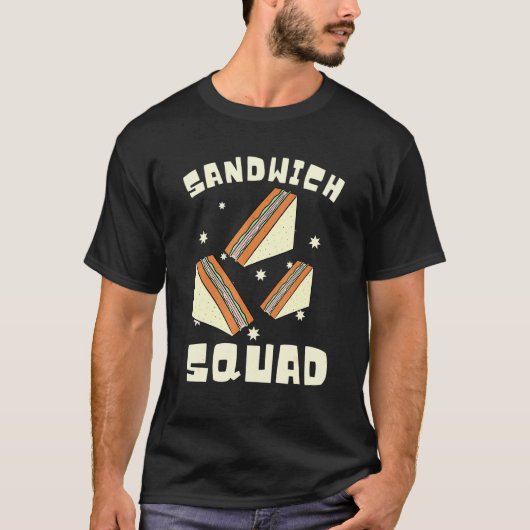 Hoagie Sub Artist en Sandwich Maker Sandwich Sq T-shirt (Voorkant)
