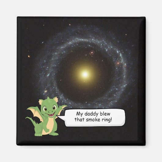 Hoag's Object Astrofysica Humor  Magneet (Voorkant)