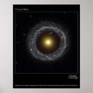 Hoag's Object Hubble Telescope Foto Poster