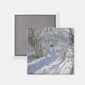 Hoar frost Markeaton Derby.UK.2012 Magneet (Voorkant / Achterkant)