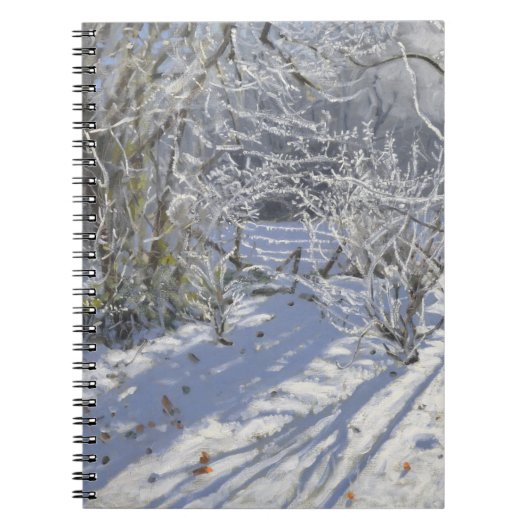 Hoar frost Markeaton Derby.UK.2012 Notitieboek (Voorkant)