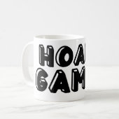 Hoard Gamer Leuk Bordspel Verzamelen Logo Koffiemok (Voorkant links)