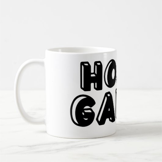 Hoard Gamer Leuk Bordspel Verzamelen Logo Koffiemok (Links)