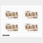 Hoarder Rechthoekige Sticker (Vel)