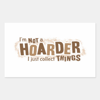 Hoarder Rechthoekige Sticker
