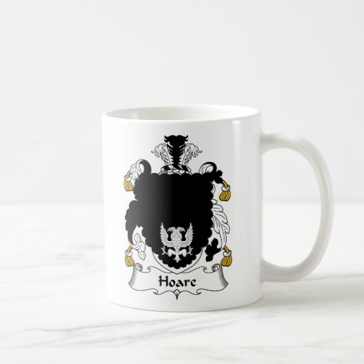 Hoare Family Crest Koffiemok (Rechts)