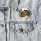 Hoary Marmot Camping Deco Gifts Ronde Button 5,7 Cm (In situ)
