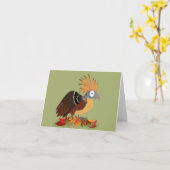 Hoatzin-kaart Kaart (Gele Bloem)
