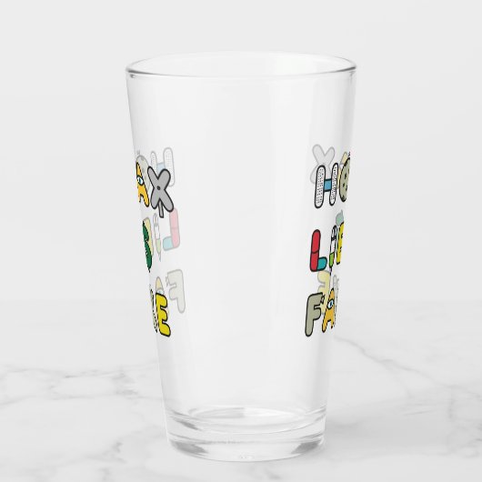 Hoax liegt nep glas (Links)