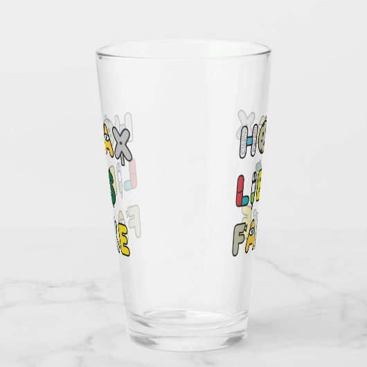 Hoax liegt nep glas (Rechts)