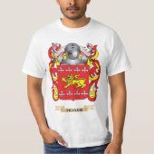 Hoban Coat of Arms (familiekust) T-shirt (Voorkant)