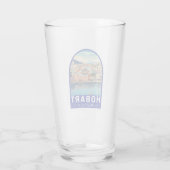 Hobart Australia Travel Art Vintage Glas (Achterkant)