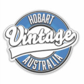 Hobart australië vintage stijl logo sticker (Voorkant)