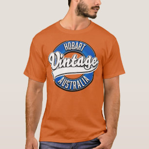 Hobart australië vintage stijl t-shirt
