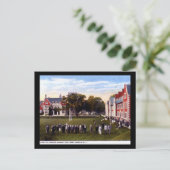 Hobart College, Genève NY 1920 Vintage Briefkaart (Staand voorkant)