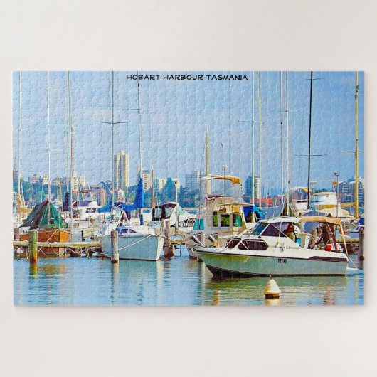 Hobart Haven Tasmanië Legpuzzel (Horizontaal)