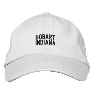 Hobart Indiana Hoed Geborduurde Pet