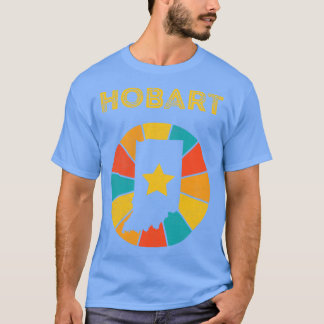 Hobart Indiana Vintage Verdrietig Souvenir 1 T-shirt
