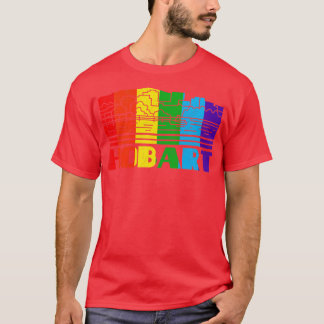 Hobart Pride Hobart LGBT Gift LGBTQ Supporter T-sh T-shirt