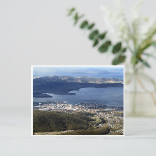 hobart tasmania uitzicht briefkaart (Staand voorkant)