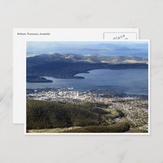 hobart tasmania uitzicht briefkaart (Voorkant / Achterkant)