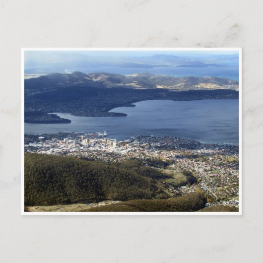 hobart tasmania uitzicht briefkaart (Voorkant)