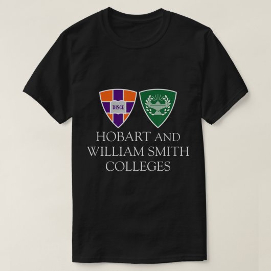 Hobart  William Smith Colleges Combined Logo Mark  T-shirt (Design voorkant)