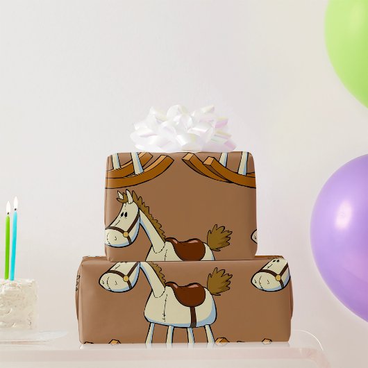 Hobbelpaard Cadeaupapier