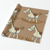 Hobbelpaard Cadeaupapier (Uitgerold)