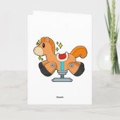 Hobbelpaard Kaart (Achterkant)