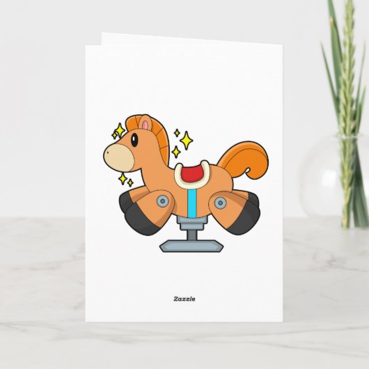 Hobbelpaard Kaart (Achterkant)