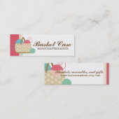 Hobbies voor het inkepen van gehaakte garens mini visitekaartje (Voorkant / Achterkant)