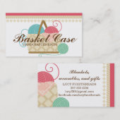 Hobbies voor het inkepen van gehaakte garens visitekaartje (Voorkant / Achterkant)