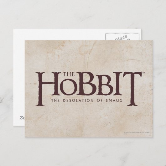 Hobbit Logo - Donker Briefkaart (Voorkant / Achterkant)