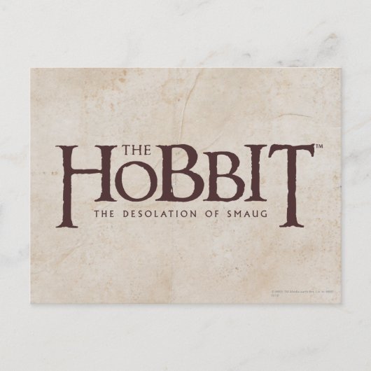 Hobbit Logo - Donker Briefkaart (Voorkant)