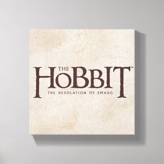 Hobbit Logo - Donker Canvas Afdruk (Voorkant)