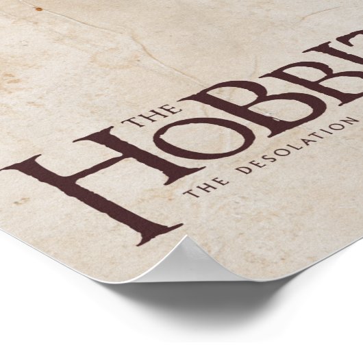 Hobbit Logo - Donker Poster (Hoek)
