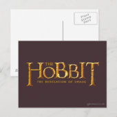 Hobbit Logo - Gold Briefkaart (Voorkant / Achterkant)
