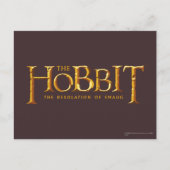 Hobbit Logo - Gold Briefkaart (Voorkant)