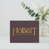 Hobbit Logo - Gold Briefkaart (Staand voorkant)