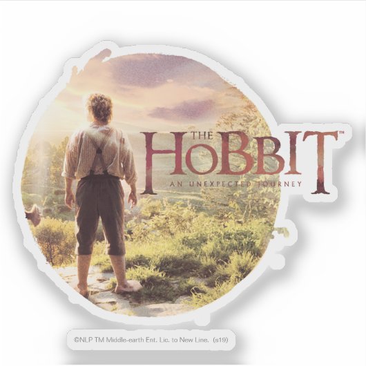 Hobbit Logo with BABO BAGGINS™ Back Sticker (Voorkant)