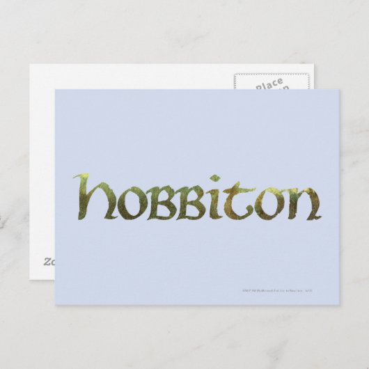 HOBBITON™ getextureerd Briefkaart (Voorkant / Achterkant)