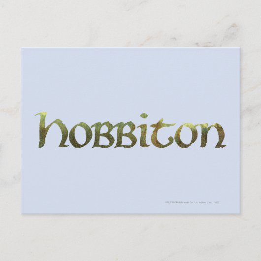 HOBBITON™ getextureerd Briefkaart (Voorkant)