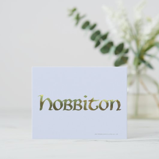 HOBBITON™ getextureerd Briefkaart (Staand voorkant)