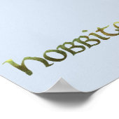 HOBBITON™ getextureerd Poster (Hoek)