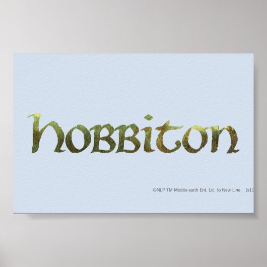 HOBBITON™ getextureerd Poster (Voorkant)