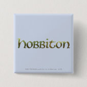 HOBBITON™ getextureerd Vierkante Button 5,1 Cm (Voorkant)