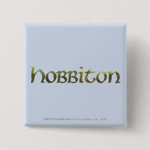 HOBBITON™ getextureerd Vierkante Button 5,1 Cm